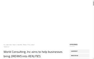 World Consulting, Inc