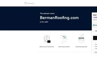 Berman Roof & Leak Repairs of Collingswood website