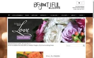 BEyouTIFUL BLOOMS website