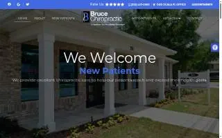 Bruce Chiropractic Center website