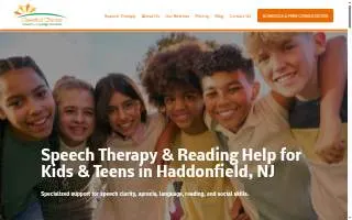 Cheerful Chatter Speech-Language Services of Collingswood website