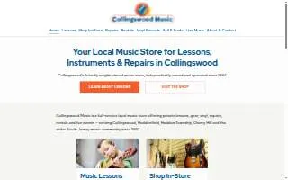 Collingswood Music website