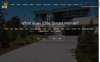 Elite Smart Home website