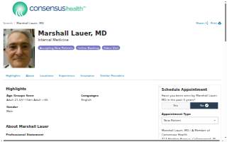Marshall Lauer F MD