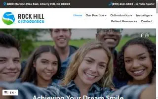 Rock Hill Orthodontics of Collingswood website