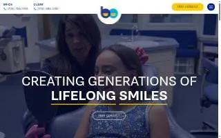Bosonac Orthodontics website