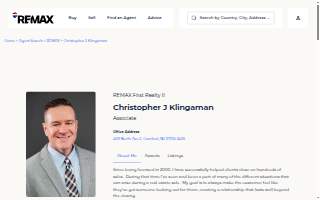 Christopher J Klingaman - RE/MAX First Realty II