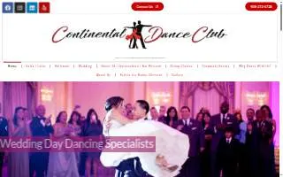 Continental Dance Club website