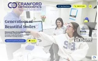 Cranford Orthodontics website