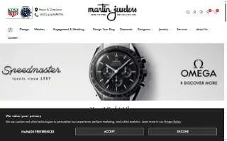 Martin Jewelers of Cranford website