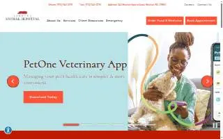 Andover Animal Hospital of Dover website