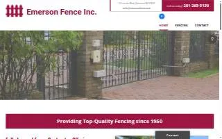 Emerson Fence Inc website