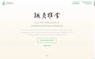 Acupuncture & Holistic Health of East Brunswick website