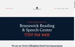 Brunswick Reading & Speech Center website