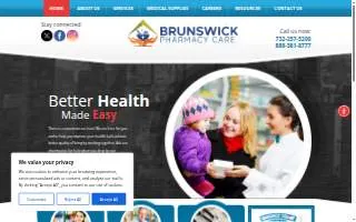 Brunswick Square Pharmacy website