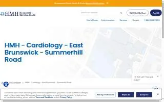 HMH - Cardiology - East Brunswick - Summerhill Road website