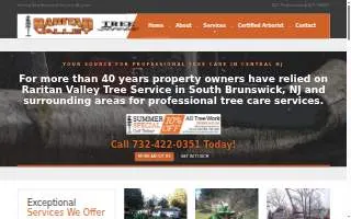 Raritan Valley Tree Service of East Brunswick website