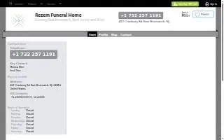 Rezem Funeral Home of East Brunswick website