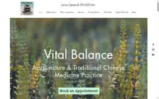 Vital Balance Acupuncture of East Brunswick website