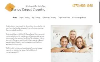 Carpet Cleaning Orange NJ website