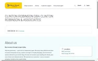 Clinton Robinson and Associates website