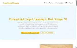 Odin Carpet Cleaning website