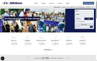 Selfreliance Federal Credit Union website