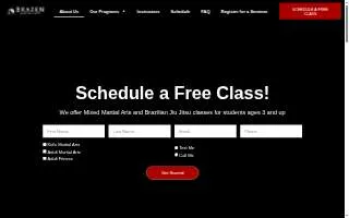 Brazen Martial Arts website
