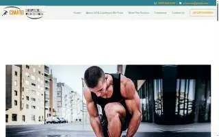 Cimato Chiropractic Center website