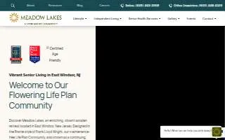 Meadow Lakes website
