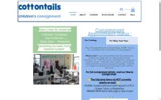 Cottontails Children's Consignment of Eatontown website