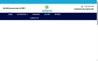 Evolution Pool Liners, LLC website