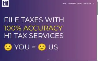 H1 Tax Services Corp. website