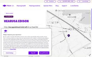 HearUSA of Edison website