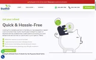 Sudhir Tax website