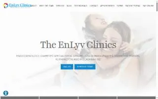 The EnLyv Clinics, Dr. Vivek Bansal, MD, MPH, FACE website