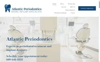 Atlantic Periodontics of Egg Harbor website