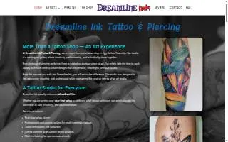 Dreamline Ink Tattoo website