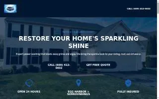 Hallman's Power Washing of Egg Harbor website