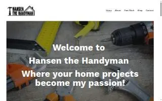 Hansen The Handyman website