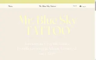 Mr. Blue Sky Tattoo website