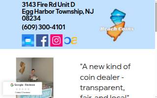 NJ Beach Coins