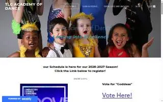TLC Academy of Dance website