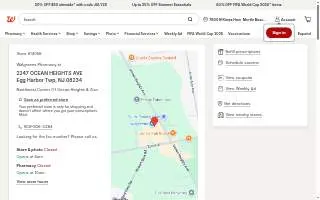 Walgreens of Egg Harbor website