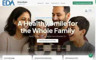 Elmora Dental Associates website