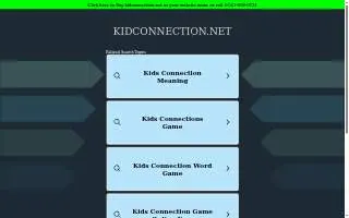 Kidnection | Digital Ads for Childcare Centers website