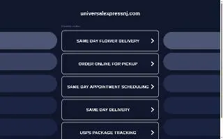 Universal Express of Elizabeth website