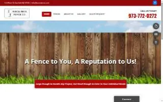 Barcia Bros Fence Inc website