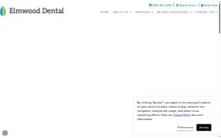 Elmwood Dental Professionals website