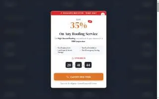 High Ground Roofing website